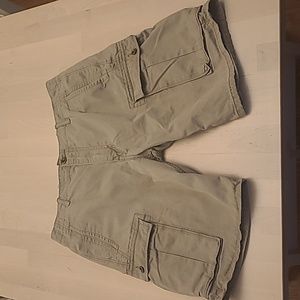 Levis Khaki Blank White Tag Colored Cargo Shorts
